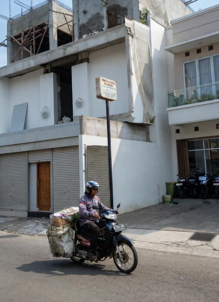 Diduga PBG Bermasalah, Rumah Kos 3 Lantai di Kalideres Jadi Sorotan